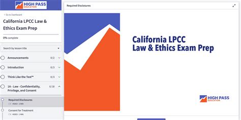 Free California LPCC Law & Ethics Practice Exam .
